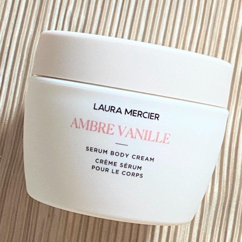 LAURA MERCIER AMBRE VANILLE SERUM BODY CREAM 6.5oz Full Size